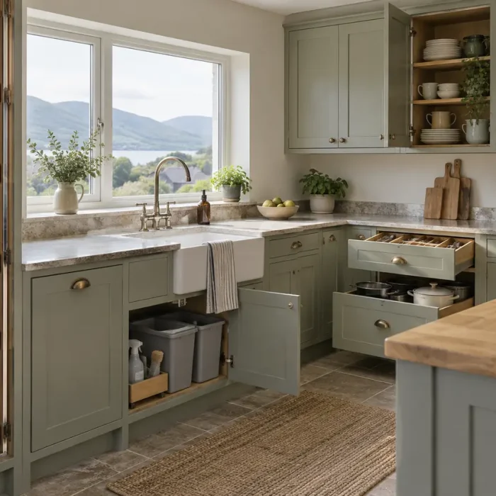 Fitted kitchen cabinetry and storage for homes in Kinmel Bay